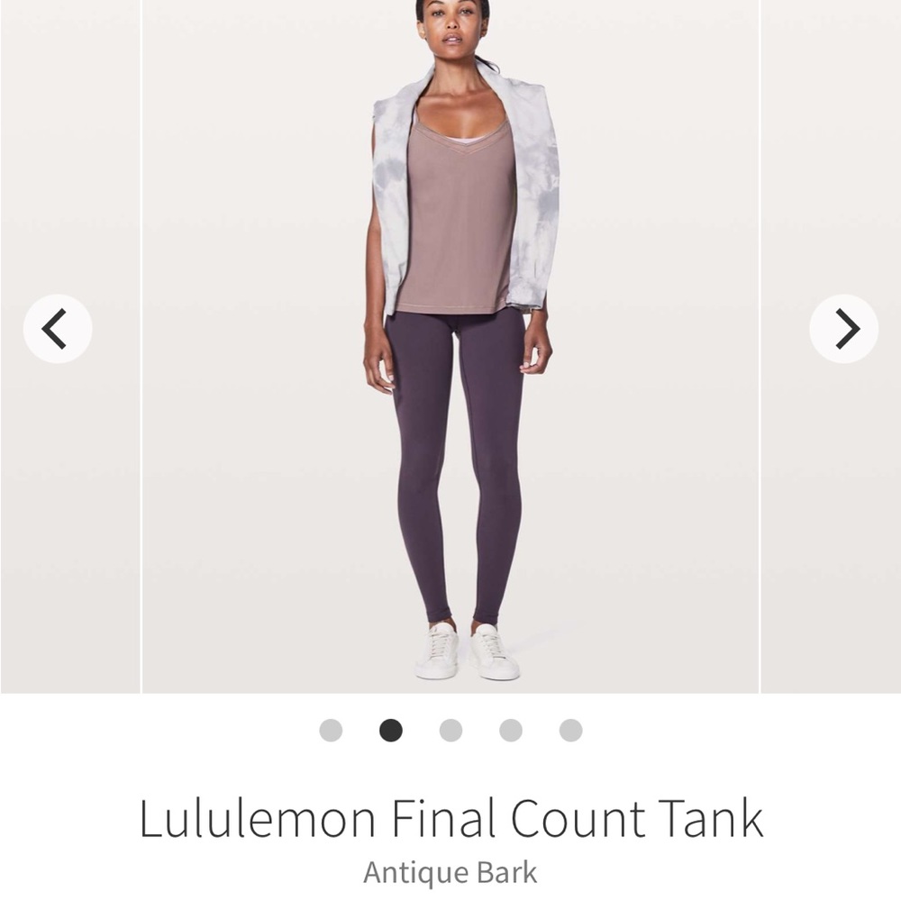 Lululemon final count tank